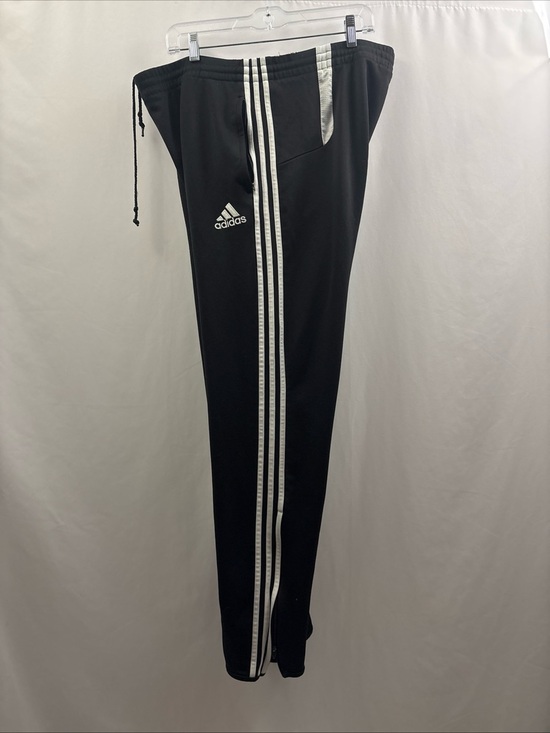 adidas Other - Adidas Pants Mens XL Black 3 Stripes Climacool Track Zip Ankle Joggers Athletic